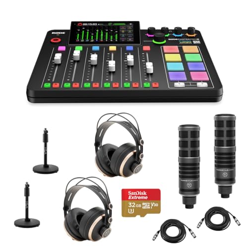 Rode RODECaster Pro II I[fBIv_NVX^WIR\[ oh TAP300}CN2 TAPH700wbhtH2 }CNX^h2 MF XLRP[u2 32GB microSDJ[h