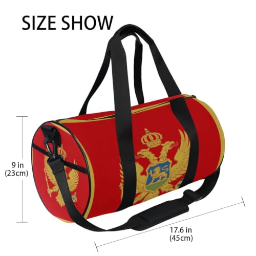 Bolsa de gimnasio con bolsillo interior y diseño redondo de Montenegro 4