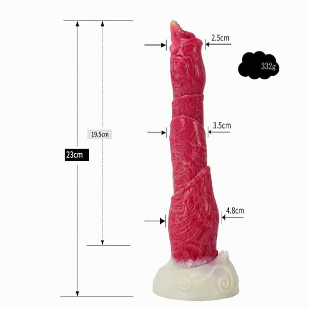 Gode à fonction d’éjaculation Gode animal réaliste XL avec ventouse Gode naturel 23 cm Gode chien Masturbateur point G Plug anal Sextoy pour femmes Extrême dur