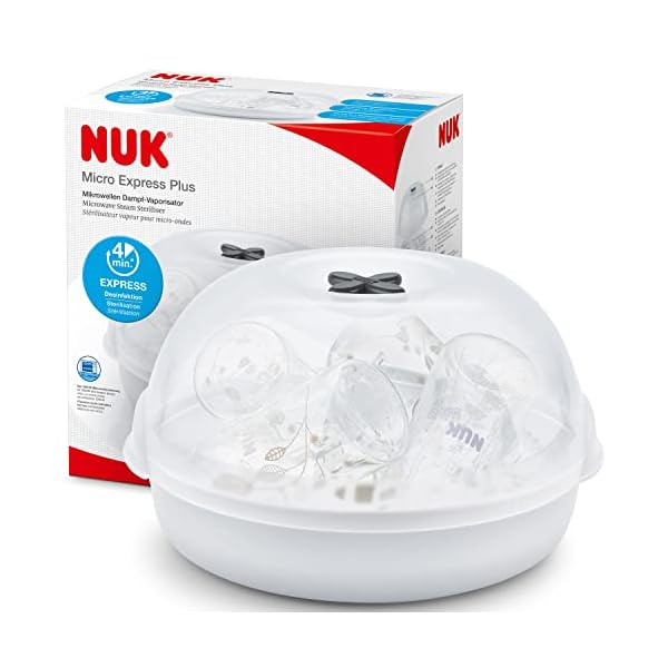 NUK Micro Express Plus Microwave Steam Baby Bottle Steriliser