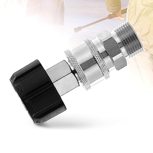 Tool Daily Pressure Washer Adapter Set, Quick Connect Kit, M22 14mm to M22 Metric Fitting, Stainless Steel, 5000 PSI, 4 Pcs