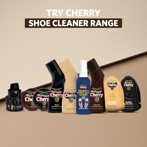 Image of Cherry Blossom Shoe Cream with Built-in Applicator | Premium Leather Care | Rejuvenates Faded Color | Polishes In 30 Secs | 10X More Shine| Mess Free (Black, 48 gm)