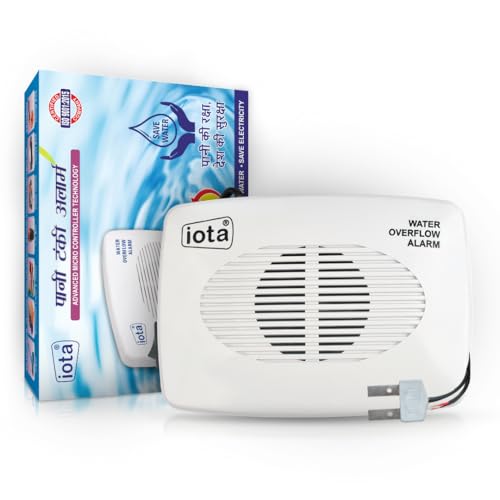 Image of iota (Model: H1) Water Tank Alarm, Overflow Control Bell, Cell /Battery Powered, Loud Human Voice, Sensors, 100% Shock Proof