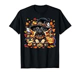 Photo Gallery cute pug halloween and fall graphic for dog lover pug mom maglietta Photo Gallery cute pug halloween and fall graphic for dog lover pug mom maglietta