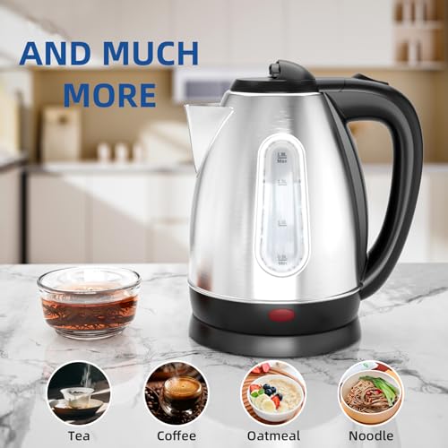 KEINVE Tetera Eléctrica Acero Inoxidable 1.8L 1200W miniatura 6