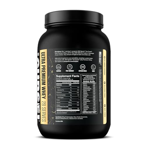 JNX SPORTS The Curse! Ultra Premium Whey Protein Powder Vanilla Bean 2lb | 25g Protein Per Serve, Primary Source Whey Isolate - Image 3