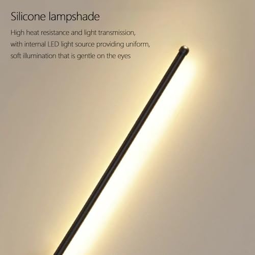 Aplique de pared para dormitorio minimalista lámpara LED lineal con sensor automático 80cm 2