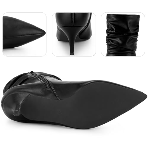 Perphy Pointed Toe Slouch Kitten Heel Boot Mid-Calf Boots for Women3