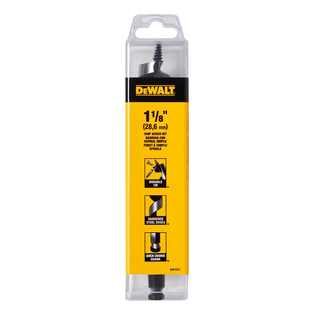 DEWALT DW1673 - Broca helicoidal para barco (1/8 x 6 pulgadas)