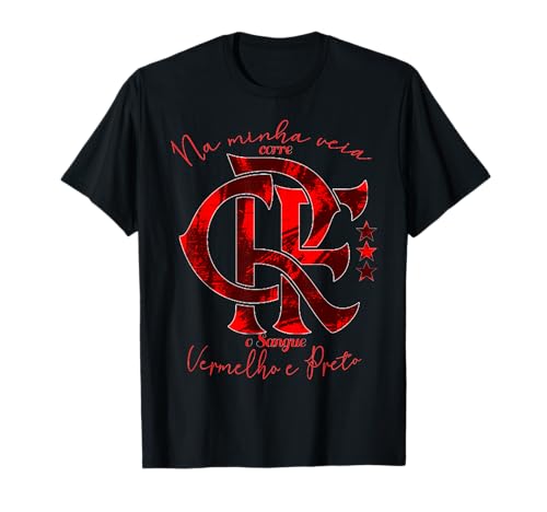 Camiseta Flamengo Rojo y Negro Camiseta