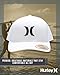 Hurley Men's Caps - Del Mar Mesh Panel Baseball Cap Trucker Hat - Snap Back Hats for Men, White