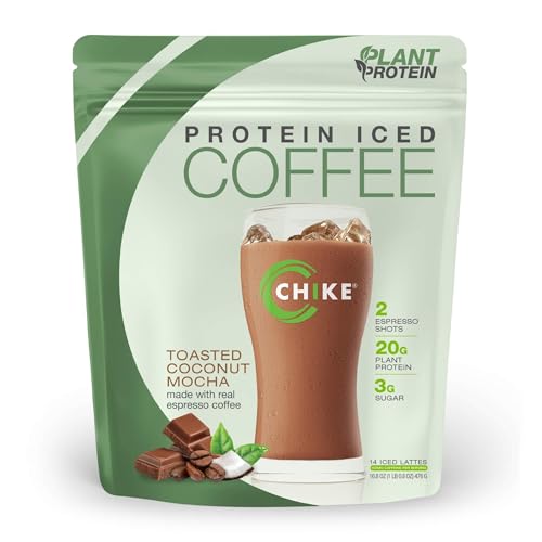 CHIKE Toasted Coconut Mocha Protein Iced Coffee Plant
