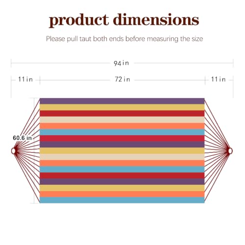 Image of Portable Hammock with Stand for Outside or Inside,No Tree Required