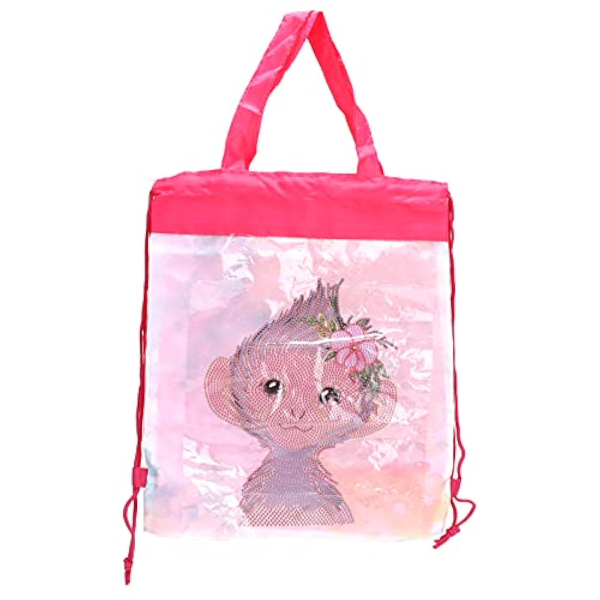 Polyester Drawstring Storage Tool Shopping Bag, Large Capacity