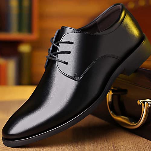 Mens Dress Shoes Modern Classic Slip On Oxfords Formal Casual Business Wedding Work Lace-ups, US Size 4-144