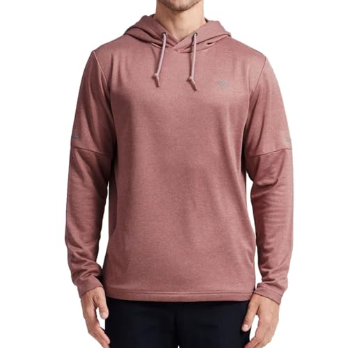 Image of M MAELREG Hoodies for Men Golf Fleece Hooded Sweatshirts Dry Fit Athletic Lightweight Casual Midlayer Mens Hoodies Pullover