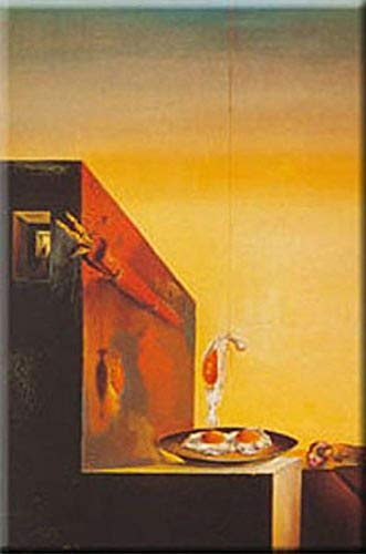 Uova Sul Piatto by Salvador Dali 39.5 X 27.5 Art Print Poster
