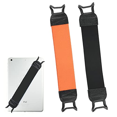 ハンドストラップ Oumino タブレット用  ハンドストラップ タブレットPC iPad ホルダー ラバー ストラップ バンド グリップ 落下防止 伸縮ベルト 簡単脱着 挟み込み 安全 For Apple New iPad Pro 12.9/10.5/9.7, New iPad Air 1/2/3/4/5, New iPad Mini 1/2/3/4, iPad 1/2/3/4/5/6/7, Kindle, Samsung Galaxy Tab & Note, Google Nex