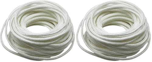 10Meters 5,0 mm Seilzugseil für Rasenmäher, Kettensägen, Gasmotor, Zugstarter (Packung mit 2)