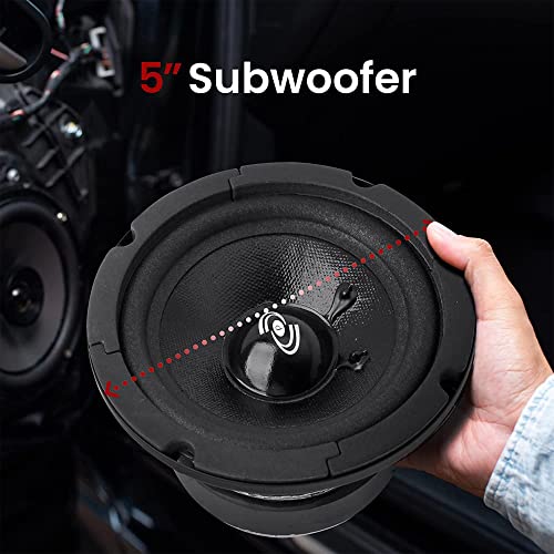 Pyle 16793 5'' 200W 8 Ohms Mid Bass Mid Range Car Speaker Woofer Driver W/ 450Hz To 7Khz Frequency Response thumb #7