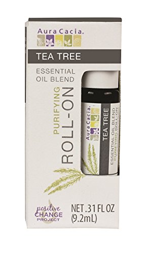 Aura Cacia Roll-On Essential Oil Blend, Tea Tree, 0.31 Ounce (Pack Of 12) #TOP26