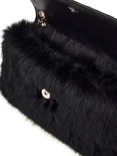 Sac convertible GUESS Lise Xbody Flap noir en similicuir grainé - 3