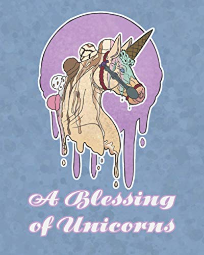 A Blessing of Unicorns: A Book of beautiful and unique unicorn designs for you to color