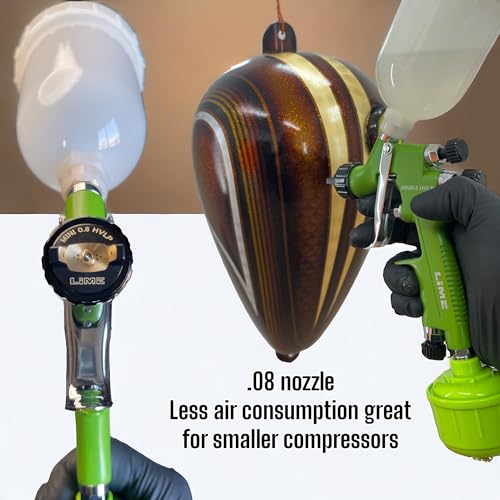 Lime Line MINI.08 8Mm Mini Hvlp Automotive Spray Paint Gun thumb #2