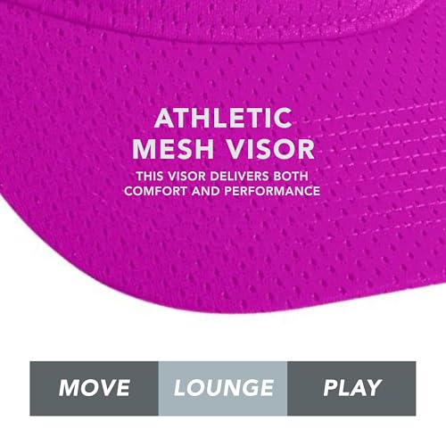 Image of Augusta Sportswear Women's Athletic Mesh Visor - Stylish Sun Hat for Golf, Running, and Outdoor Activities
