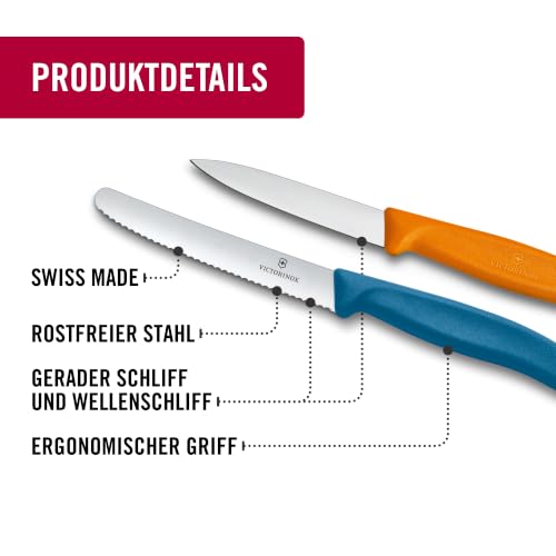 Victorinox Swiss Classic Küchenmesser Set, 3-tlg., Tomaten- & Gemüsemesser – Ansicht 4