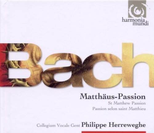 St Matthew Passion [Audio CD] Collegium Vocalee Herrewe and Various Artists