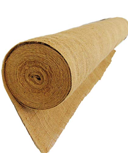 AAYU Burlap Fabric Roll | 40-Inch Wide x 150 ft Long | 40  by 50 Yards | Non- Fraying | Tightly Woven | Great for Outdoor Wedding Runners