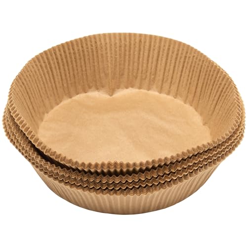 DecoPac 8" Cake Pan Liners, 100 Pack, Non-Stick Siliconized Greaseproof Paper, Round Baking Liner for Cakes and Pies, Parchment Paper Round Air Fryer Liner by DecoPac - Image 4