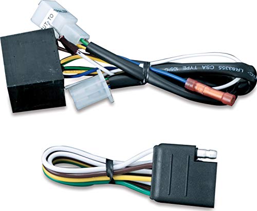 Kuryakyn 7675 Motorcycle Accessory: 5 to 4 Wire Converter with 4-Pin Flat Connector for Plug & Play Trailer Wiring Harness, Universal Fit