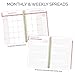 bloom daily planners 2020 Calendar Year Day Planner (January 2020 - December 2020) - 6” x 8.25” - Weekly/Monthly Agenda Organizer Book with Tabs & Flexible Soft Cover - Cleerely Stated