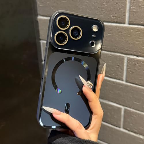 iPhone 16 Pro Max �p �P�[�X ���b�L �}�b�g���� �w��h�~ MagSafe�Ή� �����Y�ی� ���炳���G��i�u���b�N�j | �����ӂ��� 16 Pro Max �p �P�[�X ���t���h�~ �S�ʕی� ���ϋv���y�� �Ռ��z�� ���[�U