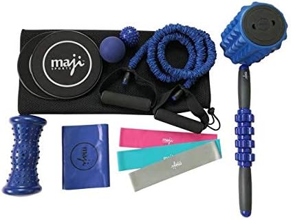 Maji SportsCompact Travel Fitness & Muscle Recovery Combo Set