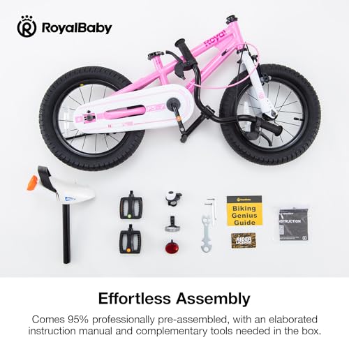 image for RoyalBaby Freestyle-7 Toddlers Kids Bike 12 Inch Wheel Dual Handbrakes