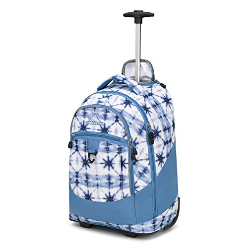 High Sierra Chaser Wheeled Laptop Backpack, Indigo Dye/Mineral, 20 x 13.5 x 8-Inch