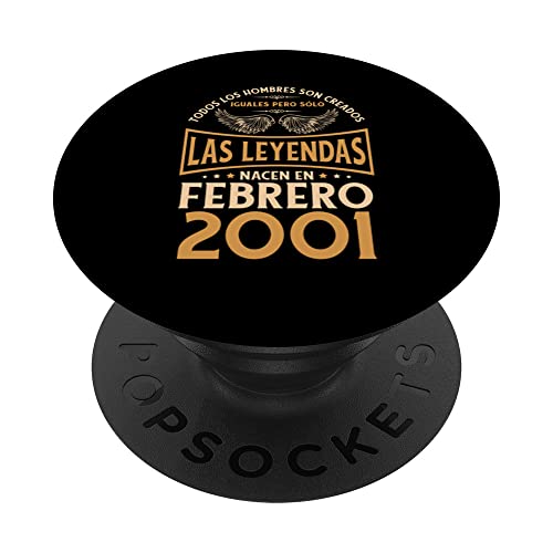 Cumpleaños Hombre Regalos Las Leyendas Febrero 2001 PopSockets PopGrip Intercambiable