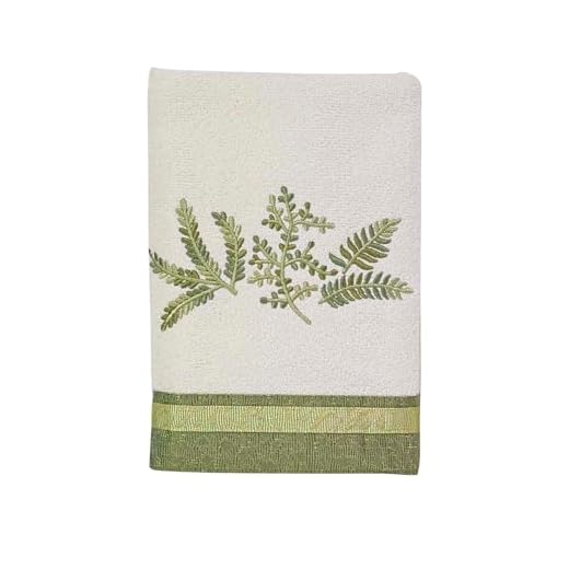 Avanti Linens Greenwood Hand Towel, Ivory,17372IVR