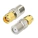 Produktbild Bingfu DAB Antenne Adapter F Buchse auf SMA Stecker Stecker 2 Kit kompatibel mit DAB + Radio Pioneer Clarion Kenwood Pure Alpine MEHRWEG