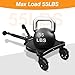 Universal Stroller Board with Detachable Seat, 2 in1 Stroller Ride-On Board, Sit and Stand Stroller Attachment for 3-7 Years Old, Holds Up to 55 lbs