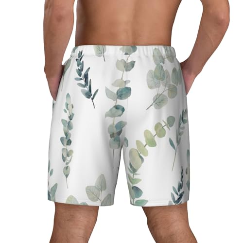 Maillot de bain imprimé feuilles d'eucalyptus doublure de qualité - 3