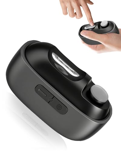 Lizoak 2-in-1 Elektrischer Nagelknipser, Leiser Nageltrimmer & Polierer mit LED-Licht,