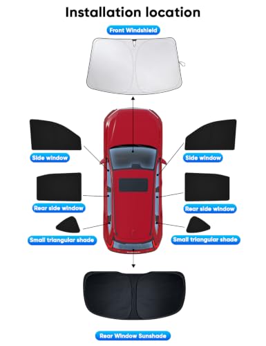 Image of EcoNour Windshield Sun Shade Fit for Honda CR-V 2023-2024 2025 2026