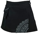 Size:L (40) Der praktische Goa Minirock mit Taschen für die wichtigen Sachen, hält als Hüftwärmer wunderbar warm, sieht supermodisch aus und ist sowohl in Kombination mit Leggings, als auch mit Hosen ein unbedingtes Liebligsstück