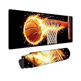 【REVÊTEMENT RÉSISTANT À L'EAU】: Le matériau résistant à la chaleur et à l'épreuve des déversements protège contre les dommages accidentels des rayures, taches, déversements, chaleur et frottements. Il est facile à nettoyer en essuyant simplement un chiffon humide. Ce tapis de souris offre une surface protectrice, imperméable et colorée pour votre bureau à domicile.