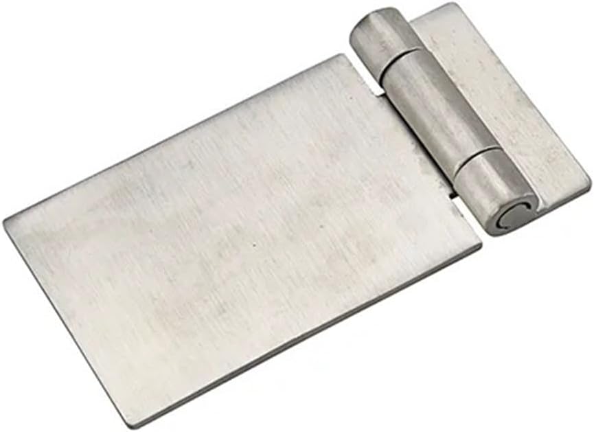 Iron Or 304 Stainless Steel Thickened Weld on Hinge for Industrial Machinery Equipment 5-Inch Door Hinge(Iron)