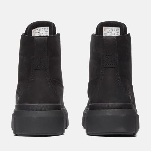 Timberland Timberland Women's Greyfield Leather Boot, Black, 8.5 Medium